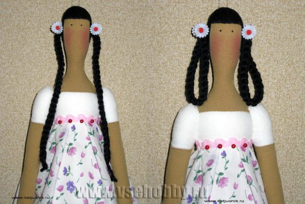 варианты прически куклы садовницы Тильды ручной функционировы