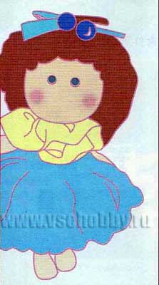 Рисунок куколка из японского журнала