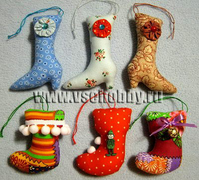 рождественские подвески сувениры нежние игрушки тильдовские валенки и сапожки
