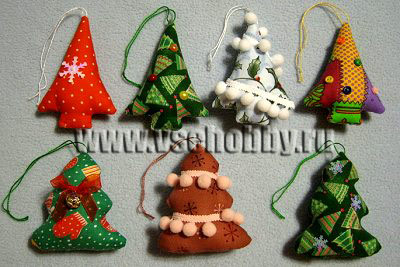 рождественские подвески сувениры нежние игрушки елочки